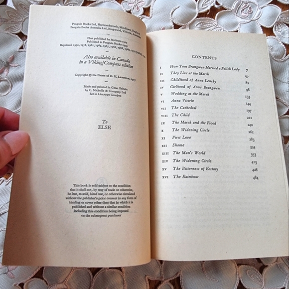 D.H. Lawrence 'The Rainbow' 1970 Vintage Penguin Paperback Softcover Book - Picture 4 of 4